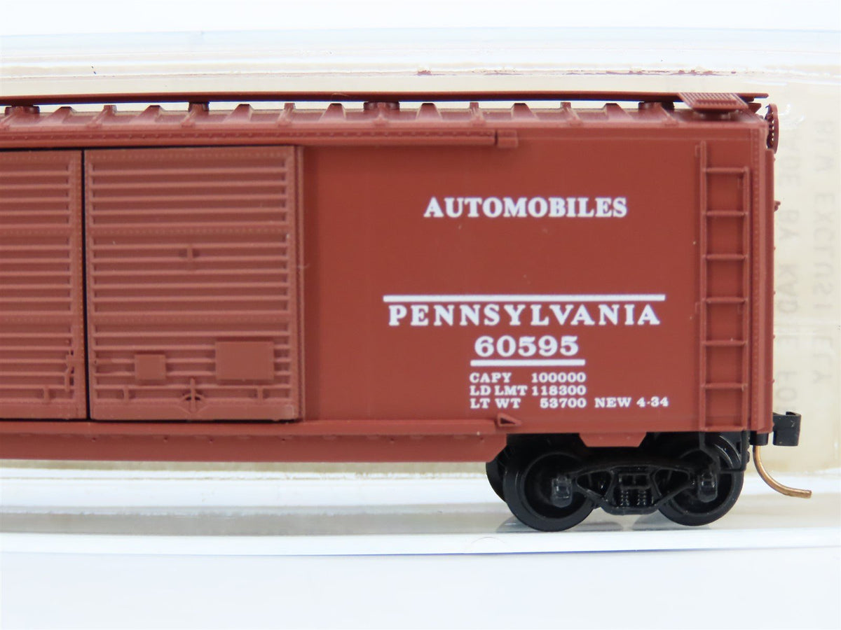 N Scale Baldwin Loco Works/Kadee BLW-38 PRR Pennsylvania 40&#39; Boxcar #60595