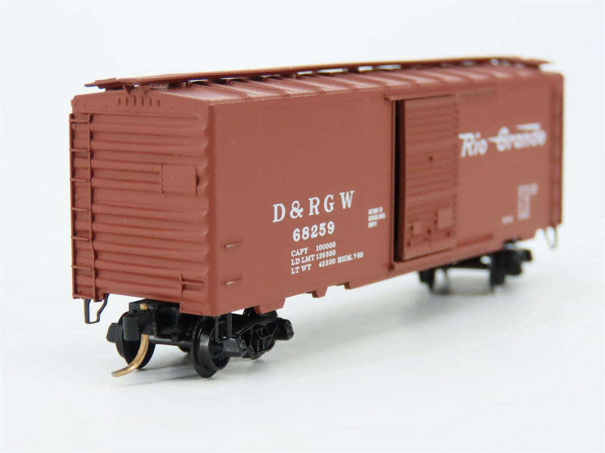 N Scale Baldwin Loco Works/Kadee BLW-33 DRGW Rio Grande 40&#39; Boxcar #68259