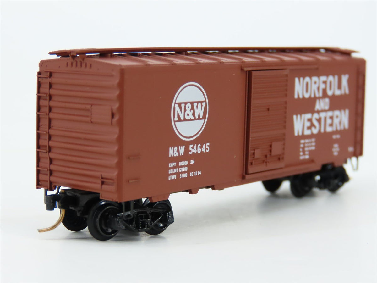 N Scale Baldwin Loco Works/Kadee BLW-23 N&amp;W Norfolk &amp; Western 40&#39; Boxcar #54645