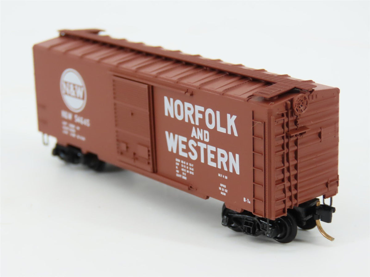 N Scale Baldwin Loco Works/Kadee BLW-23 N&amp;W Norfolk &amp; Western 40&#39; Boxcar #54645