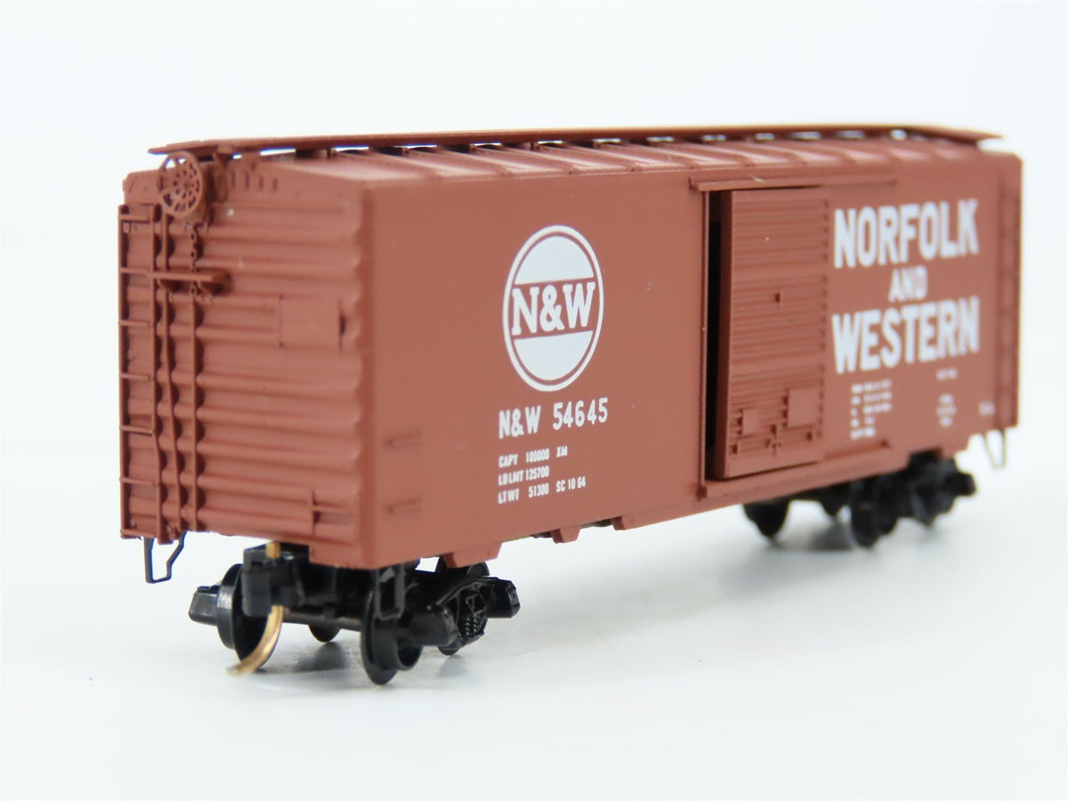 N Scale Baldwin Loco Works/Kadee BLW-23 N&amp;W Norfolk &amp; Western 40&#39; Boxcar #54645