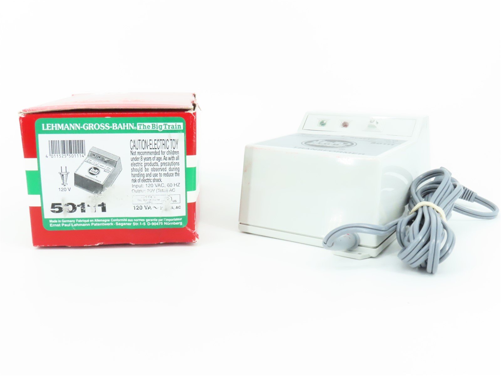 G Scale LGB 50111 AC Transformer/Power Supply - 20V 6A