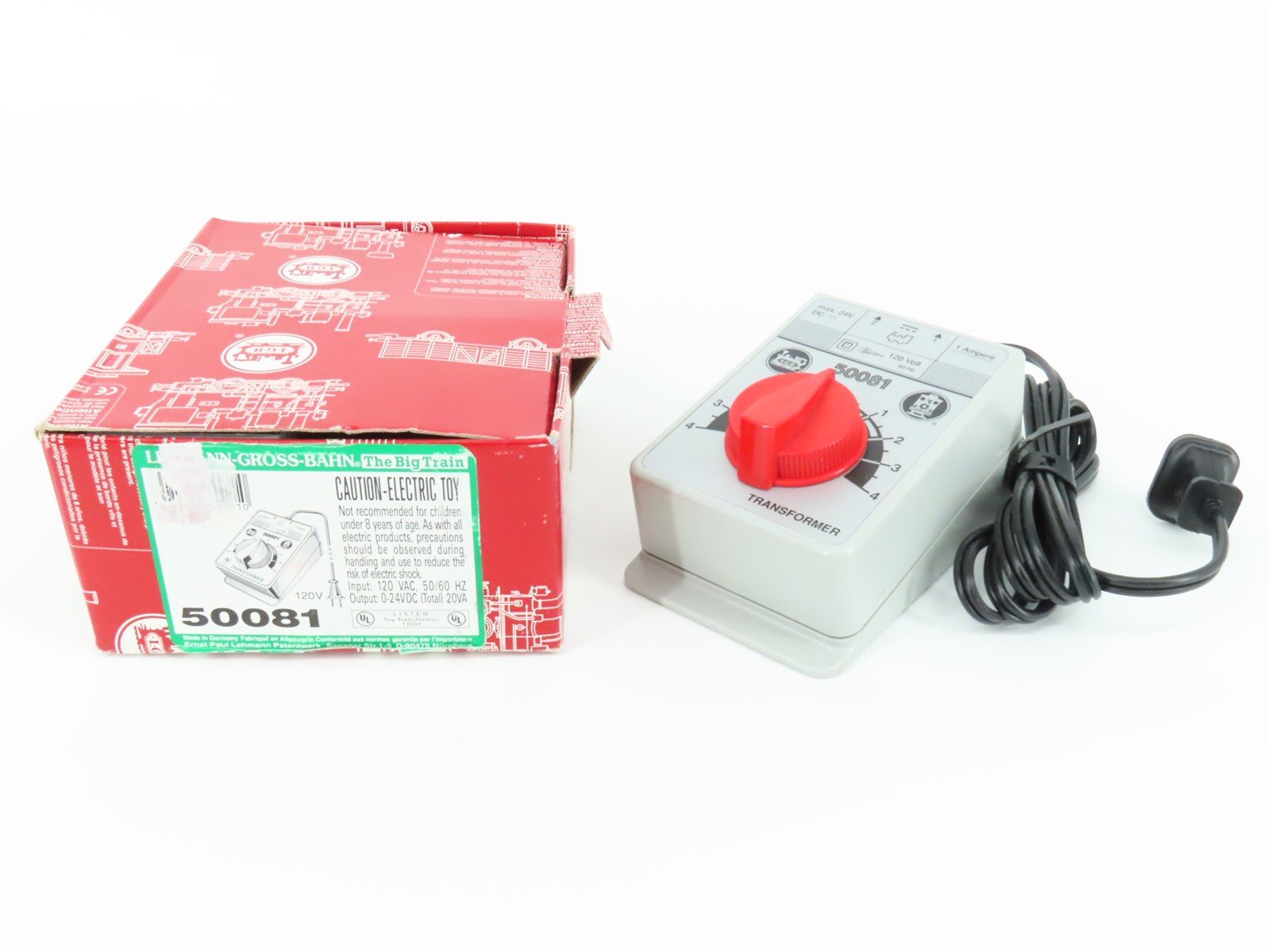 G Scale LGB 50081 DC Transformer/Controller - 24V 1A