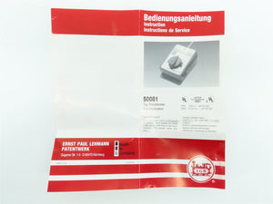 G Scale LGB 50081 DC Transformer/Controller - 24V 1A