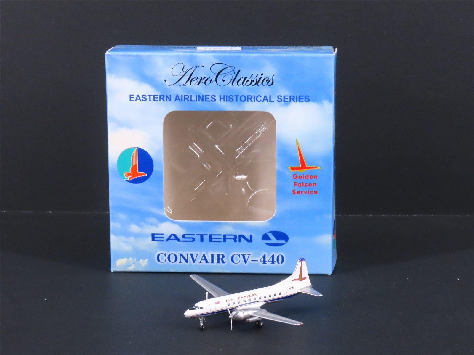 1:400 Aero Classics Die-Cast Eastern Air Lines Convair CV-440-86 Aircraft N9309