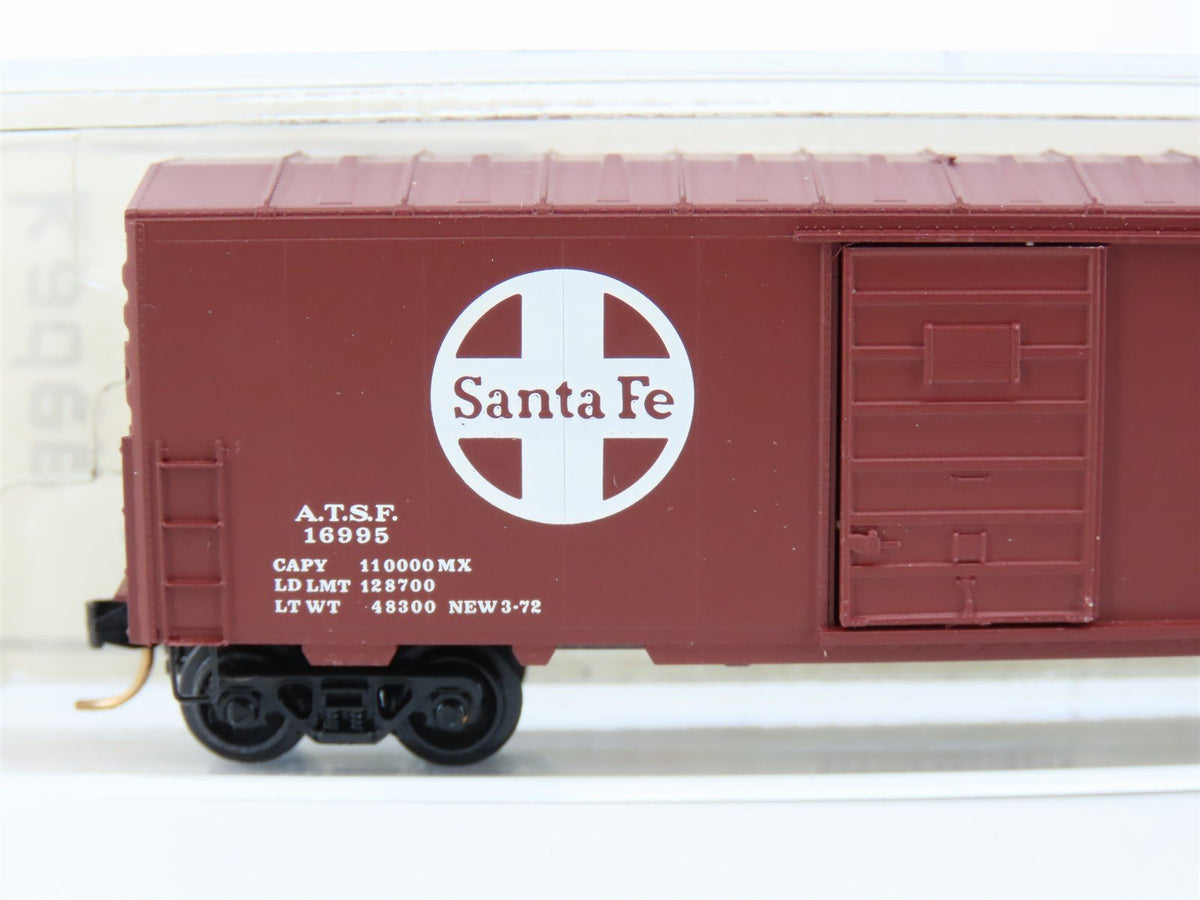 N Scale Brooklyn Locomotive Works/Kadee BLW-29 ATSF Santa Fe 40&#39; Boxcar #16995