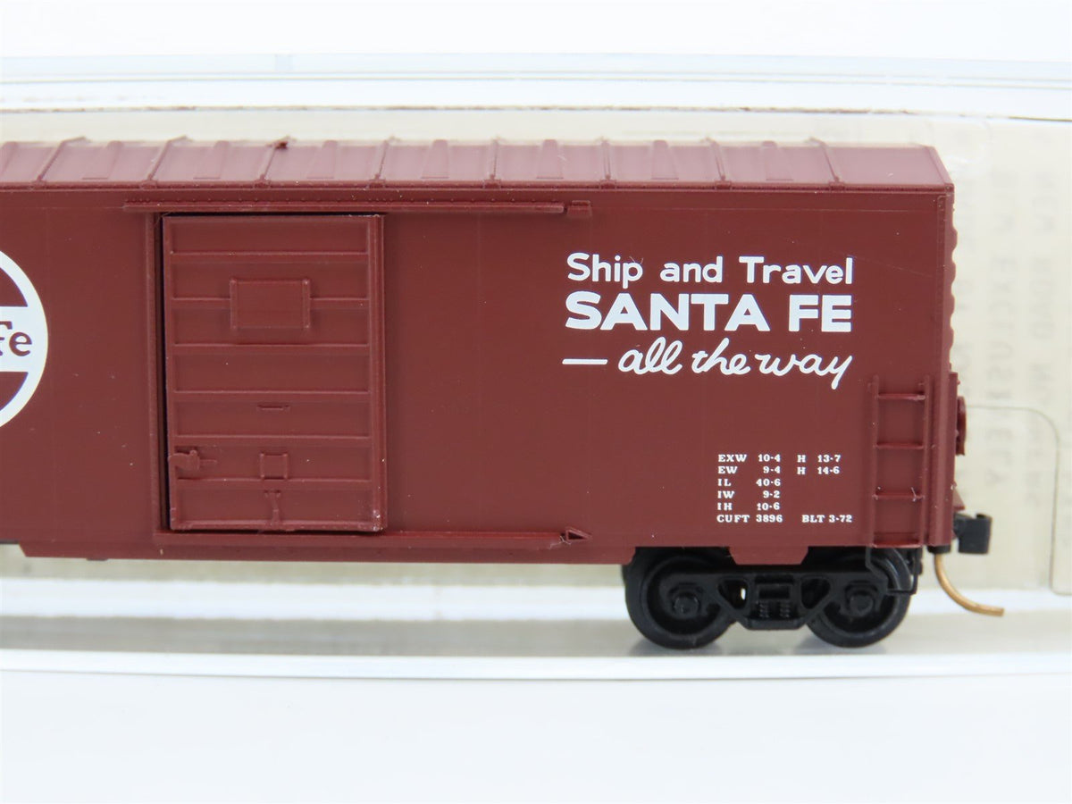 N Scale Brooklyn Locomotive Works/Kadee BLW-29 ATSF Santa Fe 40&#39; Boxcar #16995