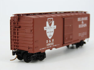 N Scale BLW/Kadee BLW-03 D&H Delaware & Hudson 40' Boxcar #19635