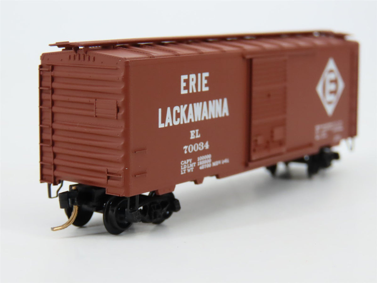 N Scale Micro-Trains/BLW/Kadee BLW-56 EL Erie Lackawanna 40&#39; Boxcar #70034