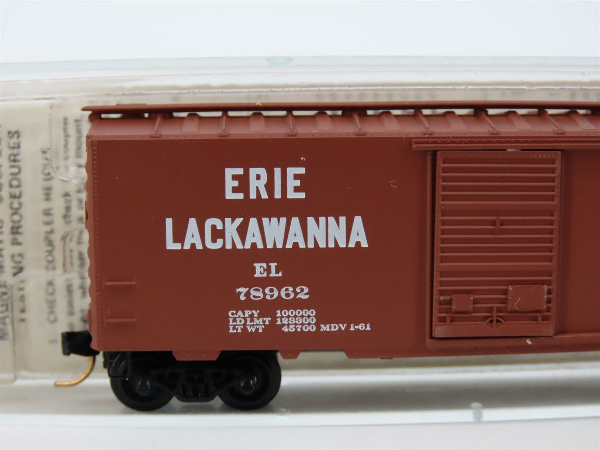 N Scale Micro-Trains/BLW/Kadee BLW-57 EL Erie Lackawanna 40&#39; Boxcar #78962