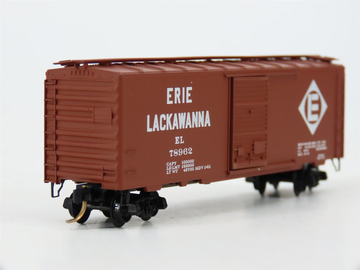 N Scale Micro-Trains/BLW/Kadee BLW-57 EL Erie Lackawanna 40&#39; Boxcar #78962