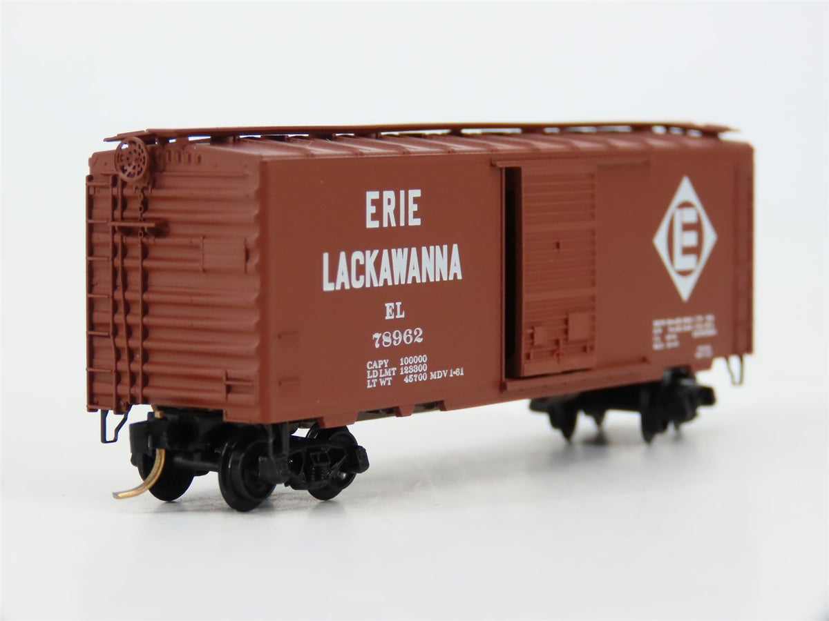 N Scale Micro-Trains/BLW/Kadee BLW-57 EL Erie Lackawanna 40&#39; Boxcar #78962