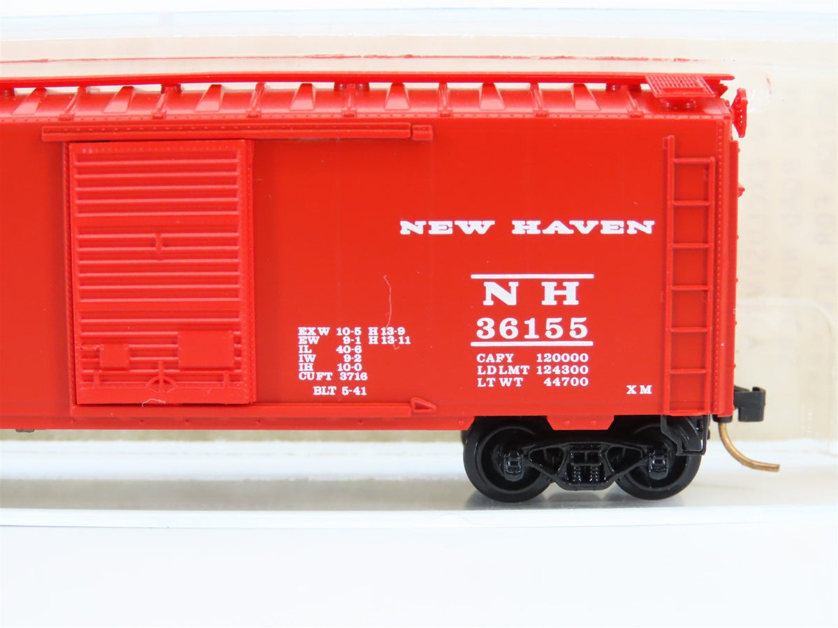 N Brooklyn Locomotive Works/Kadee BLW-49 NH New Haven 40&#39; Boxcar #36155