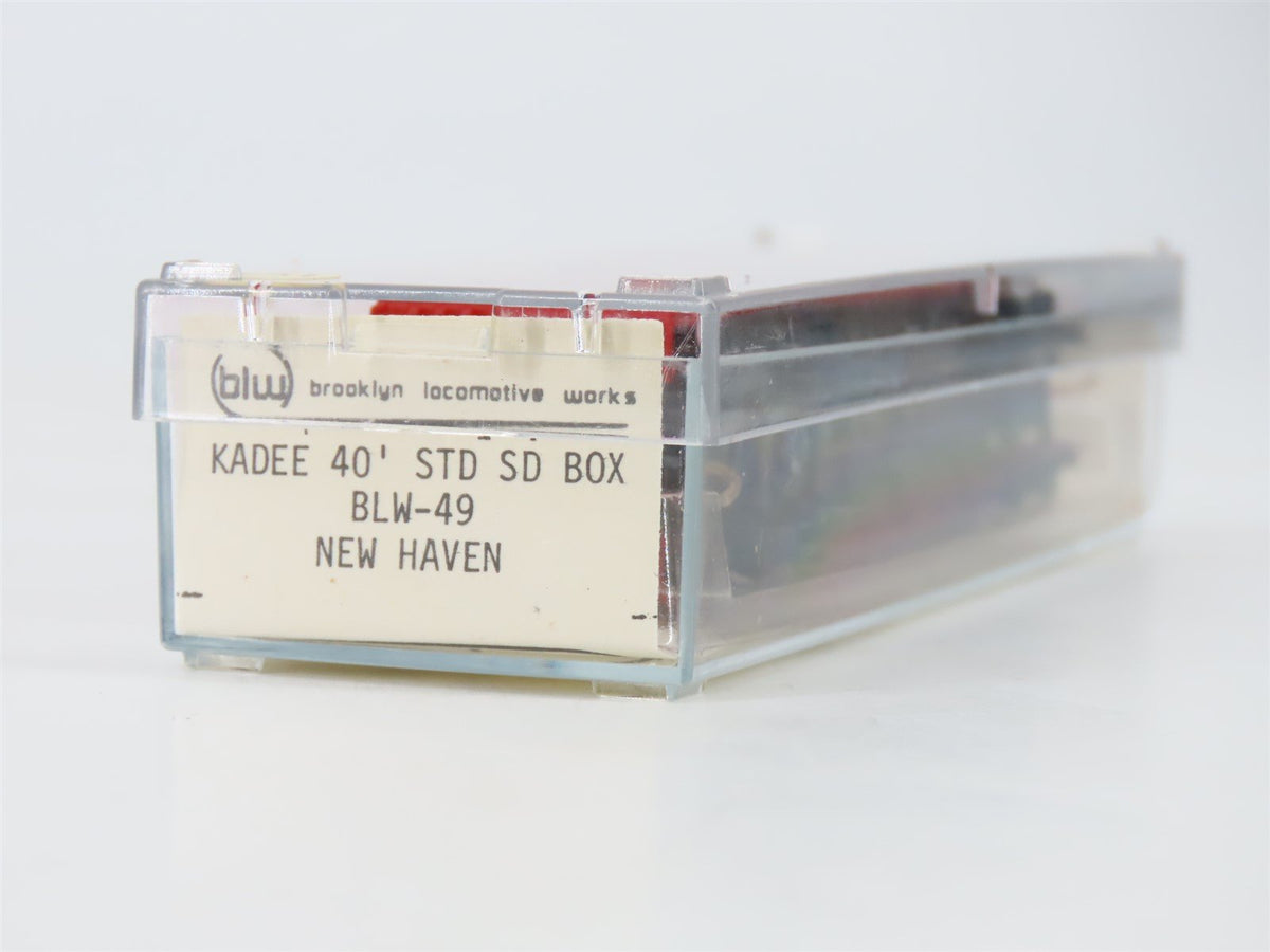 N Brooklyn Locomotive Works/Kadee BLW-49 NH New Haven 40&#39; Boxcar #36155