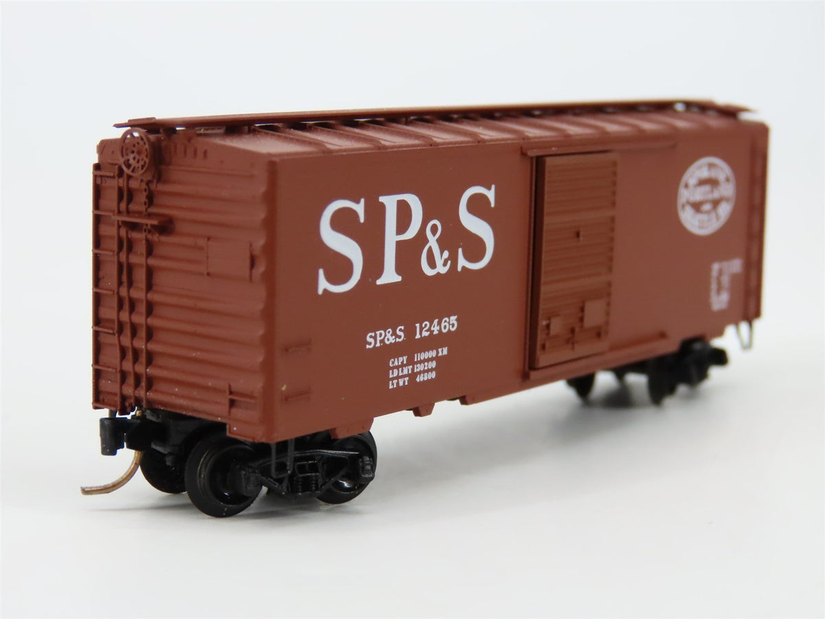 N Scale Micro-Trains/BLW/Kadee BLW-65 SP&amp;S Railway 40&#39; Boxcar #12465