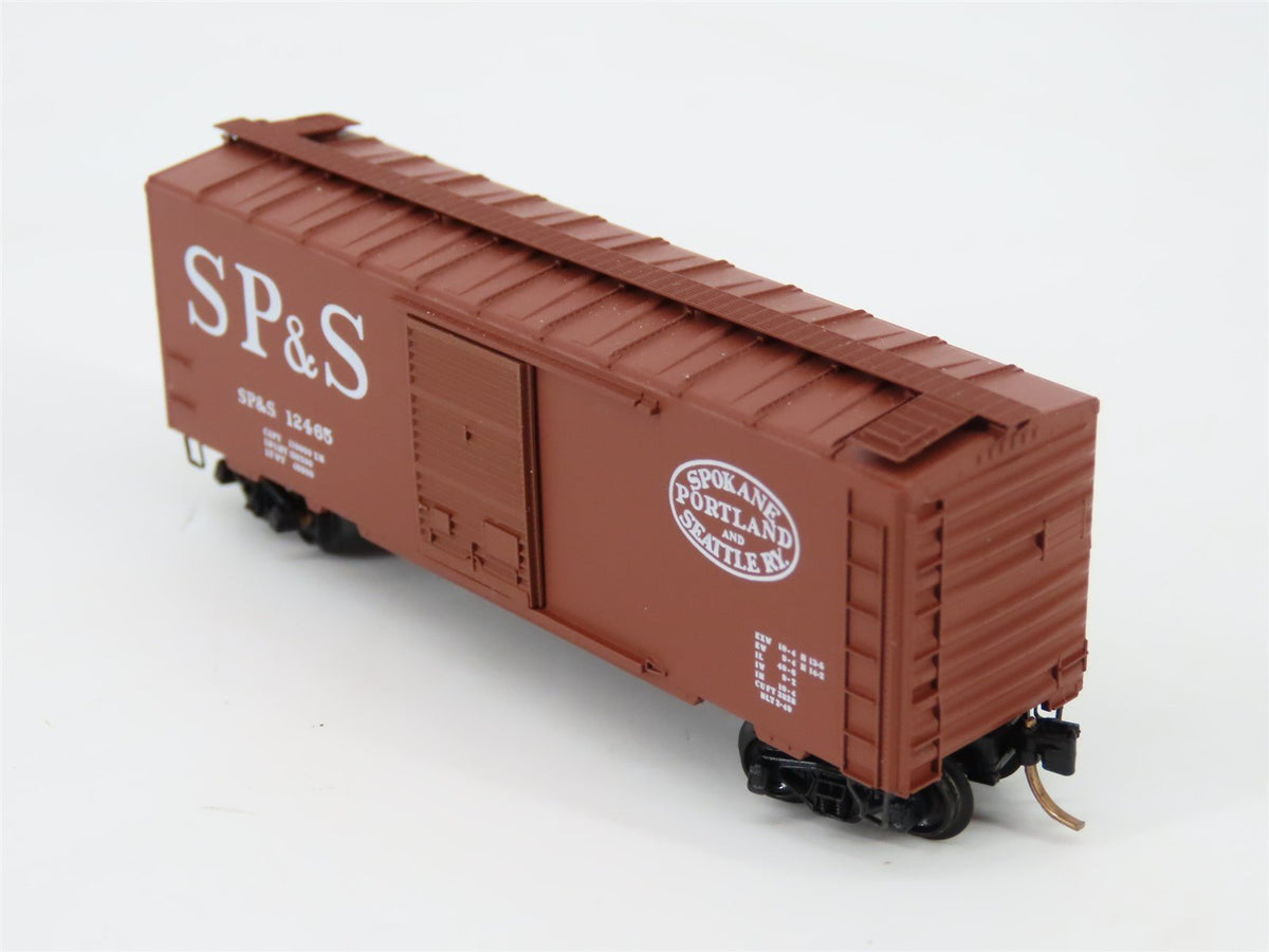 N Scale Micro-Trains/BLW/Kadee BLW-65 SP&amp;S Railway 40&#39; Boxcar #12465