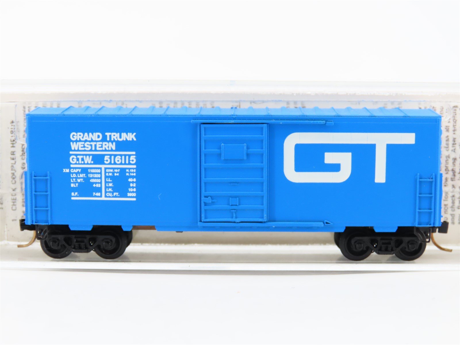 N Scale Micro-Trains/BLW/Kadee BLW-67 GTW Grand Trunk Western 40' Boxcar #516115