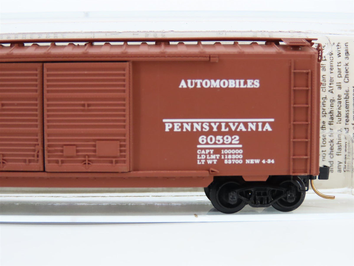 N Scale Micro-Trains/BLW/Kadee BLW-62 PRR Pennsylvania 40&#39; Boxcar #60592