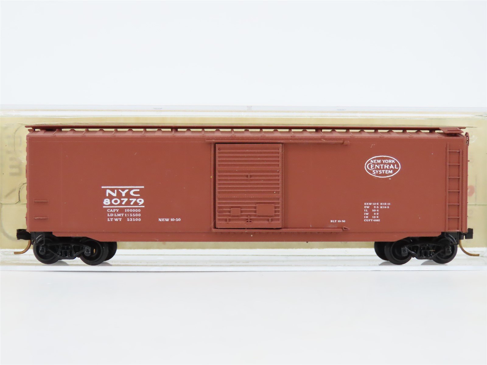 N Brooklyn Locomotive Works/Kadee BLW-10 NYC New York Central 50' Boxcar #80779