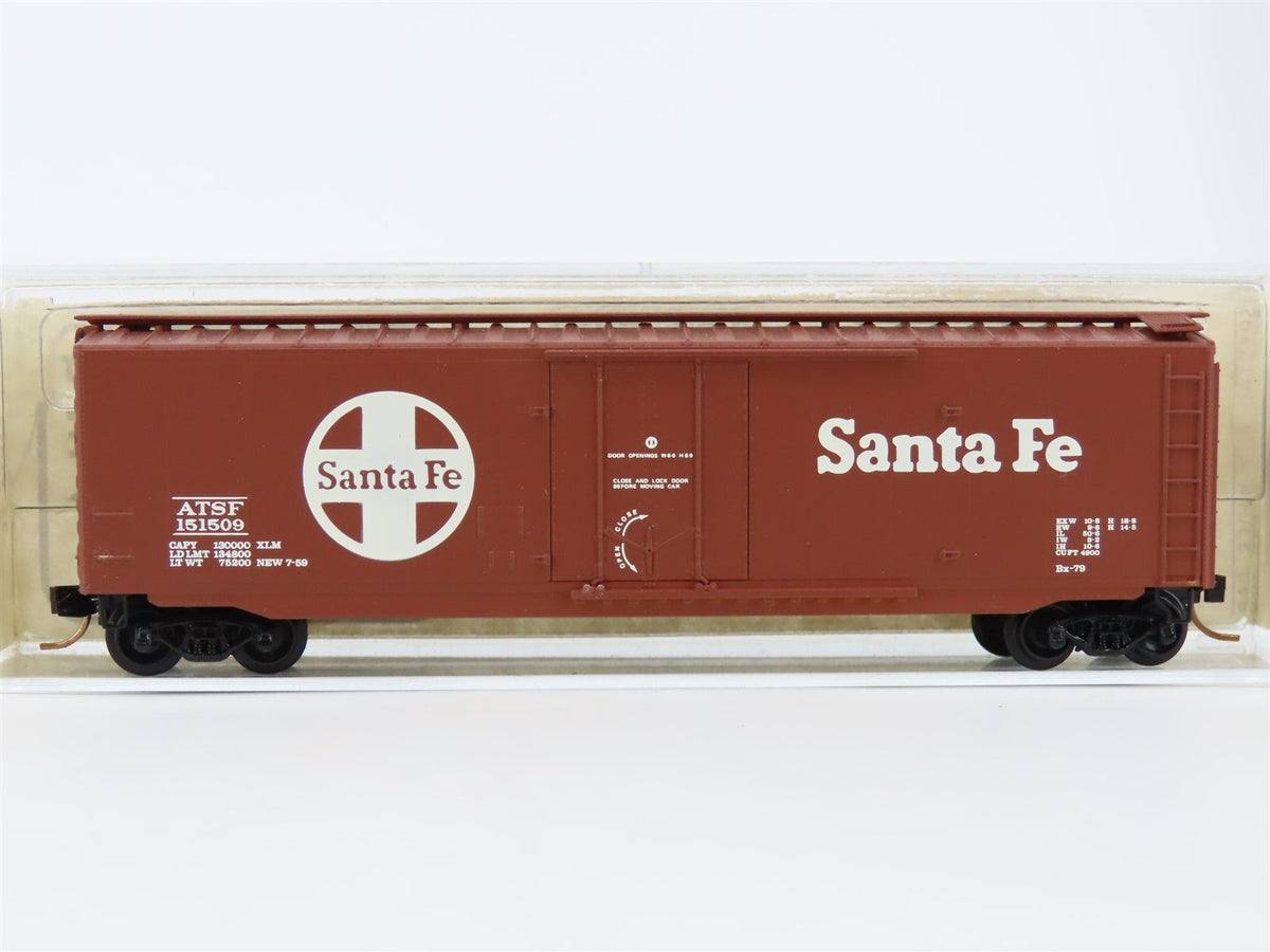 N Brooklyn Locomotive Works/Kadee BLW-43 ATSF Santa Fe 50&#39; Boxcar #151509