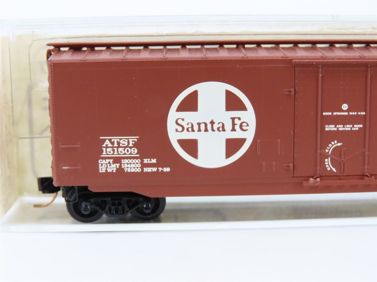 N Brooklyn Locomotive Works/Kadee BLW-43 ATSF Santa Fe 50&#39; Boxcar #151509