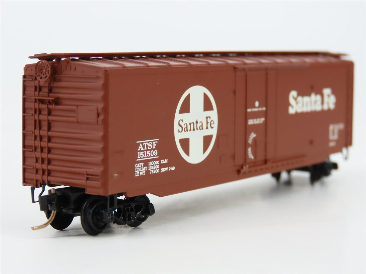 N Brooklyn Locomotive Works/Kadee BLW-43 ATSF Santa Fe 50&#39; Boxcar #151509