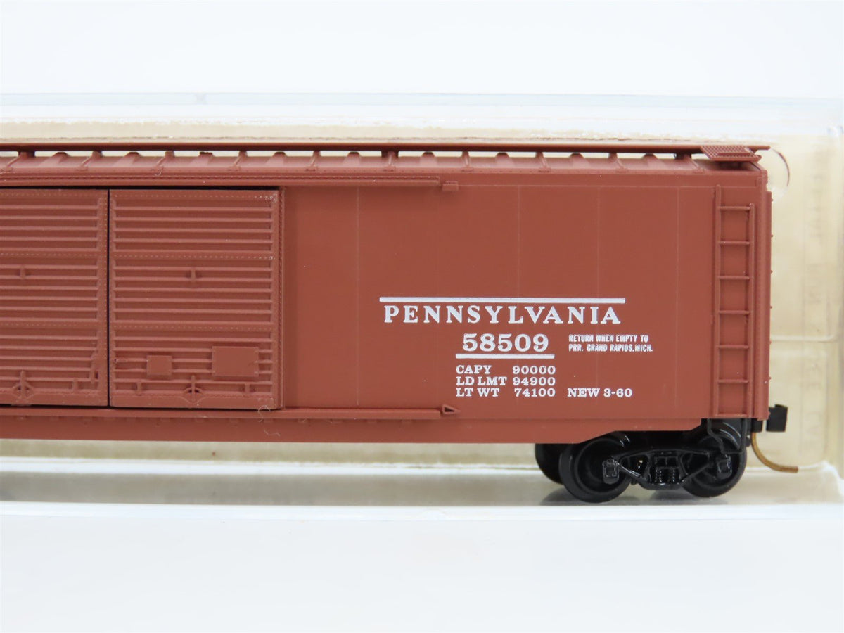 N Brooklyn Locomotive Works/Kadee BLW-40 PRR Pennsylvania 50&#39; Boxcar #58509