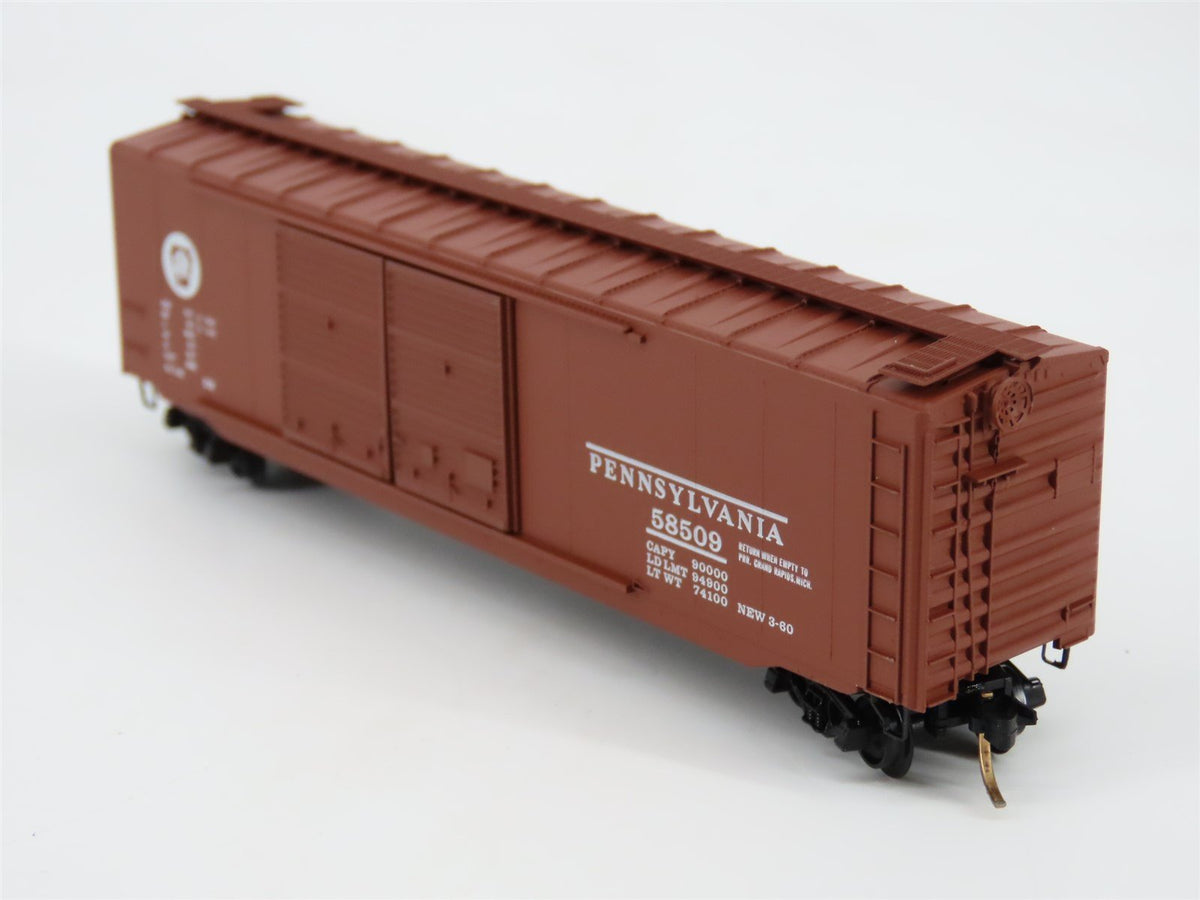 N Brooklyn Locomotive Works/Kadee BLW-40 PRR Pennsylvania 50&#39; Boxcar #58509