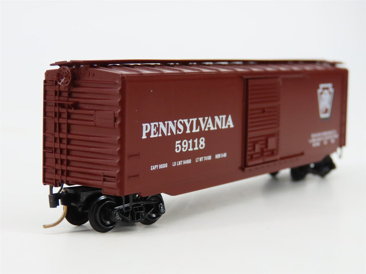 N Brooklyn Locomotive Works/Kadee BLW-41 PRR Pennsylvania 50&#39; Boxcar #59118