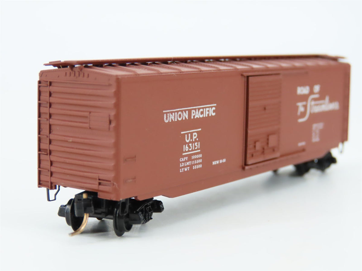 N Brooklyn Locomotive Works/Kadee BLW-08 UP Streamliners 50&#39; Boxcar #163151