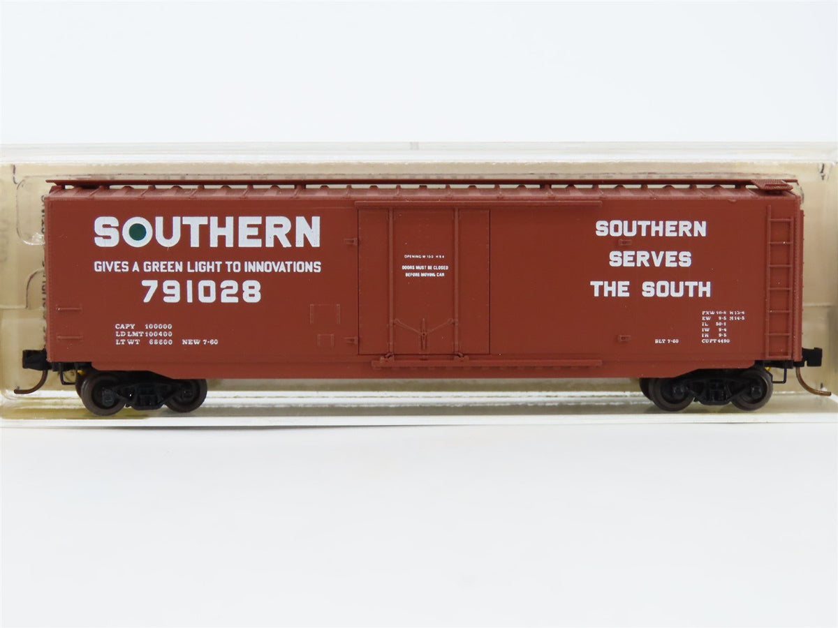 N Scale Brooklyn Locomotive Works/MTL/Kadee 121-1 Southern 50&#39; Boxcar #791028