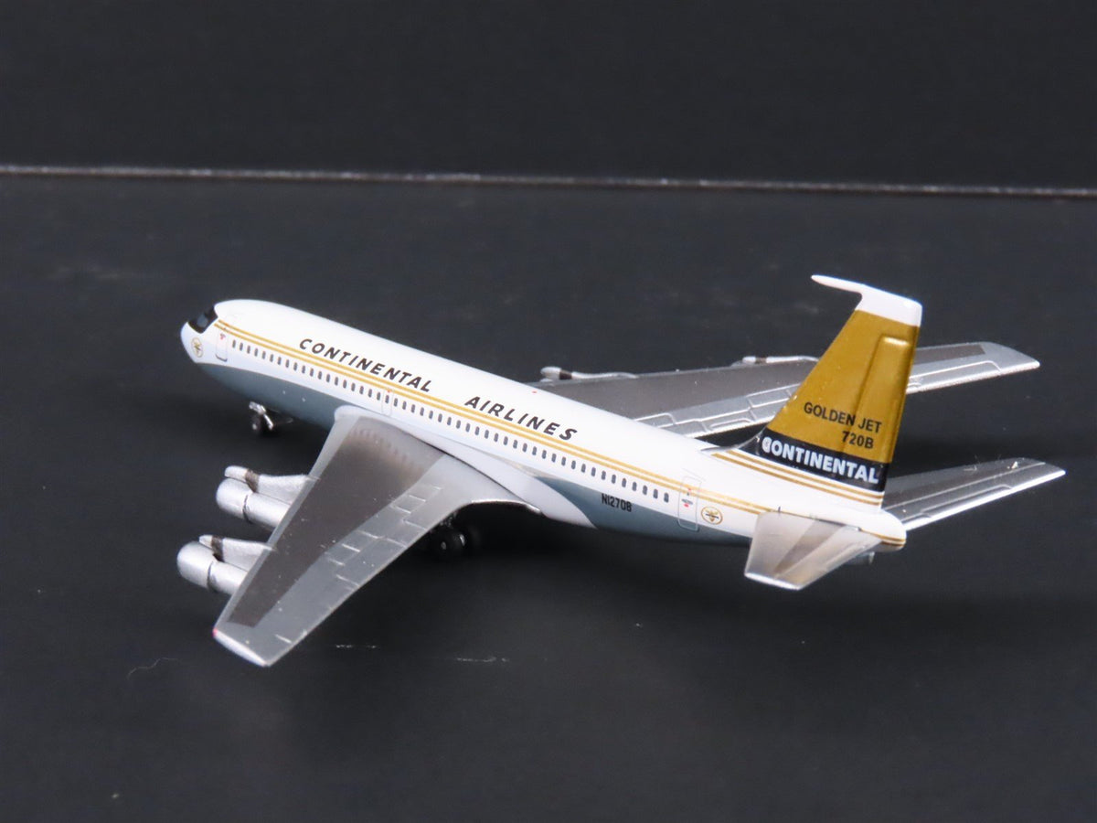 1:400 Aero Classics Continental Airlines Golden Jet Boeing B-720-024B Aircraft