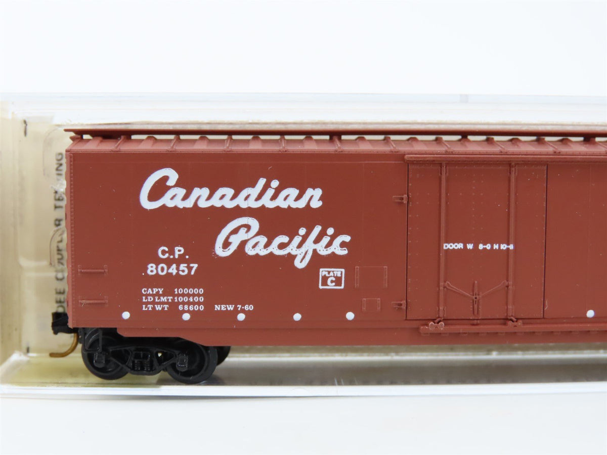 N Scale BLW/MTL/Kadee 104-2 CP Canadian Pacific &quot;Newsprint&quot; 50&#39; Boxcar #80457