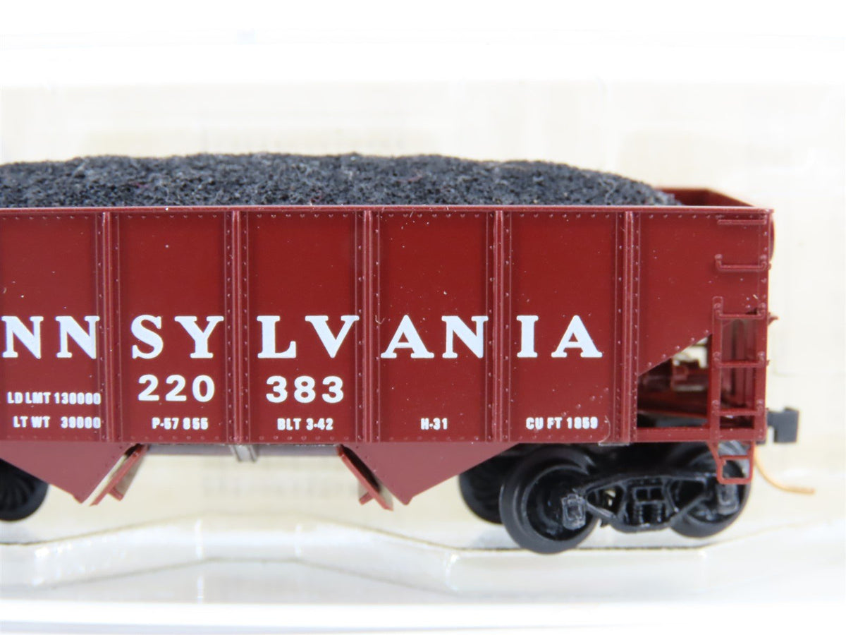 N Brooklyn Locomotive Works/Kadee BLW-53 PRR Pennsylvania 2-Bay Hopper #220383