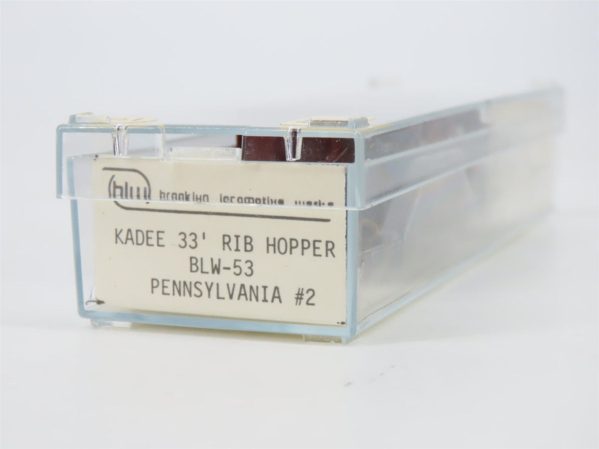 N Brooklyn Locomotive Works/Kadee BLW-53 PRR Pennsylvania 2-Bay Hopper #220383