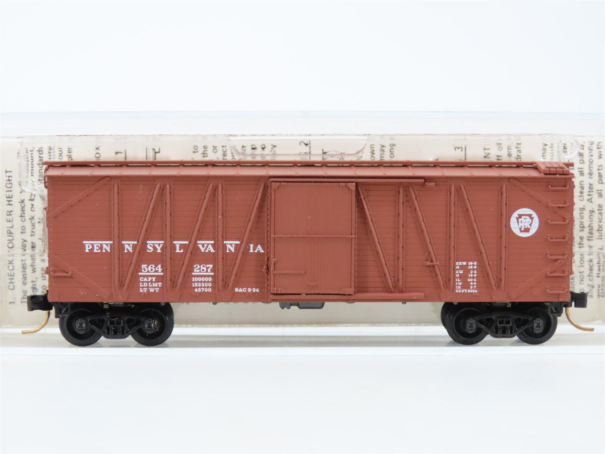 N Scale BLW/MTL/Kadee BLW-60 PRR Pennsylvania Woodside Boxcar #564287