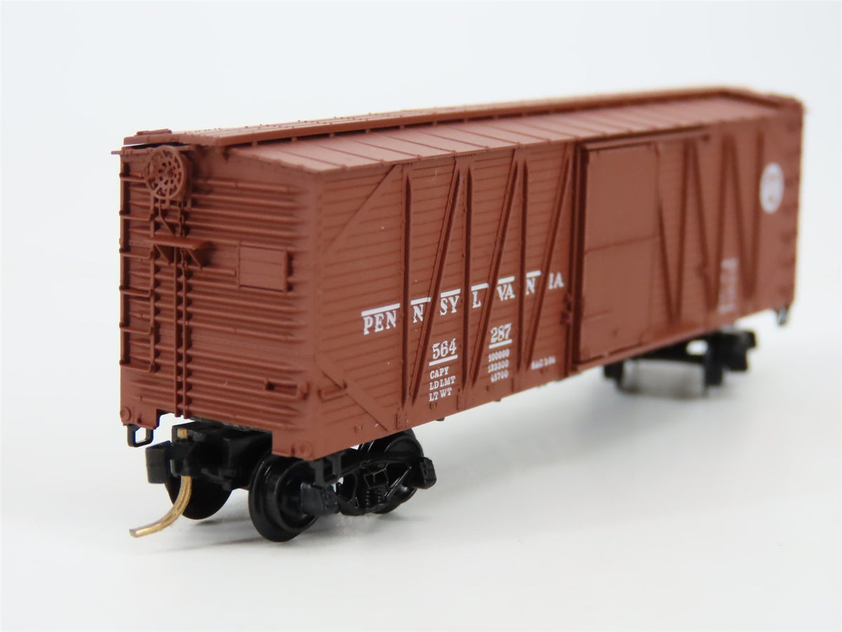 N Scale BLW/MTL/Kadee BLW-60 PRR Pennsylvania Woodside Boxcar #564287