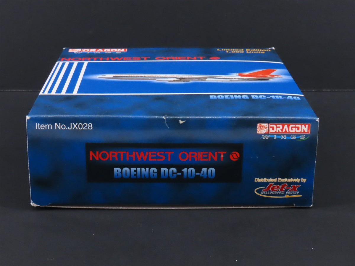 1:400 Scale Dragon Wings JX028 Northwest Orient Boeing DC-10-40 Aircraft N143US