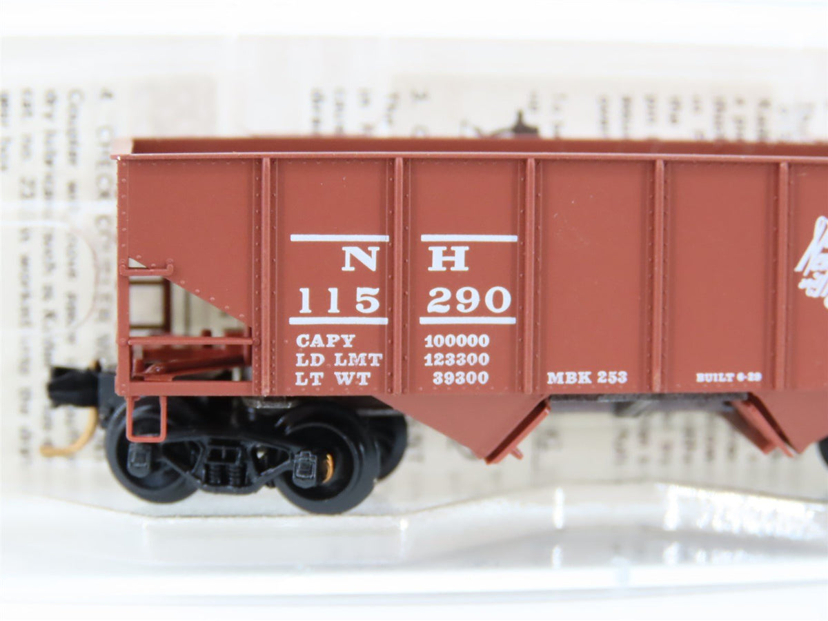 N Scale Micro-Trains/Kadee NH New Haven 33&#39; Rib Hopper Car #115290