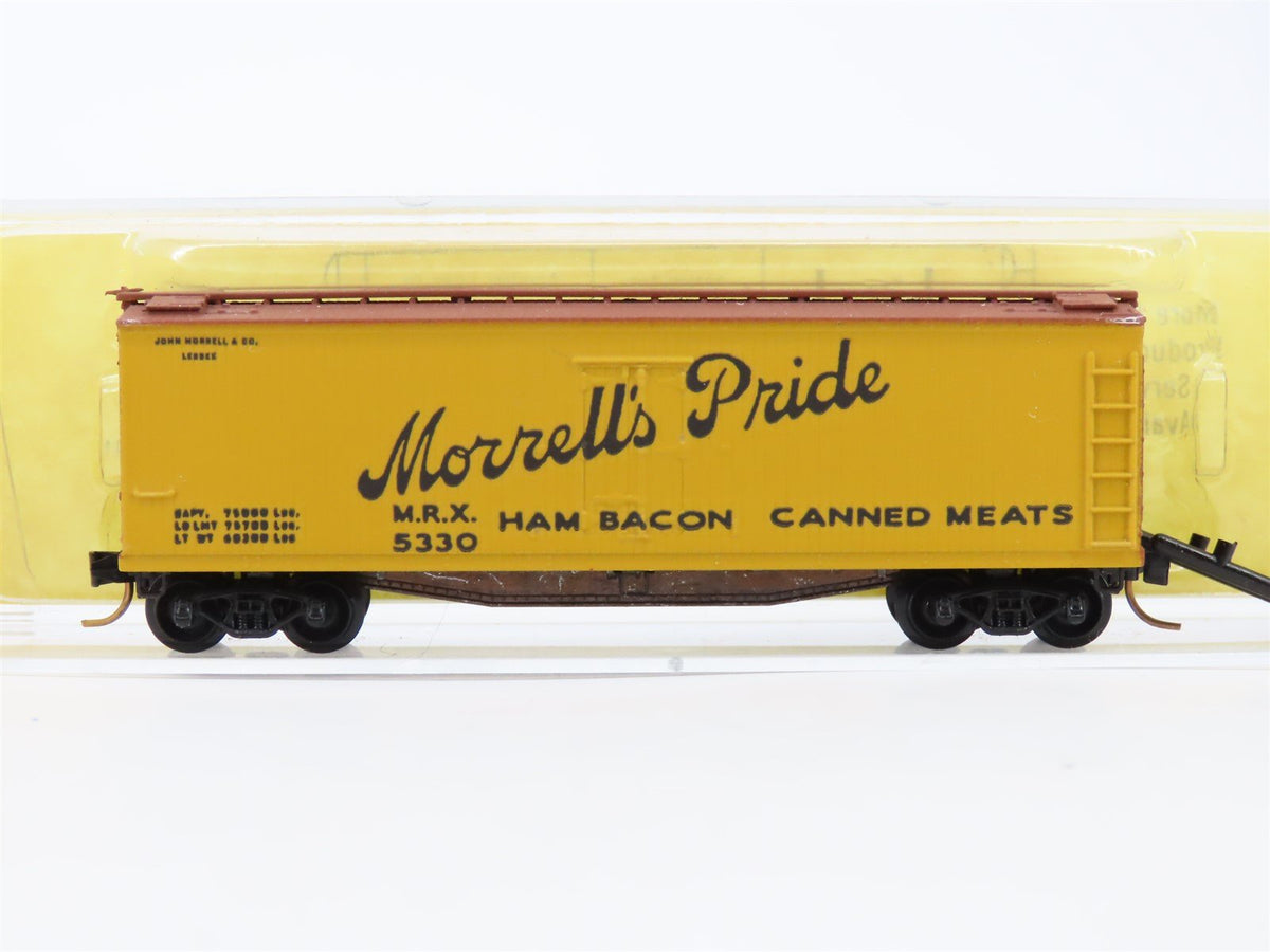 N Scale J &#39;n J Custom 86-04A MRX Morrells Pride Reefer Car #5330