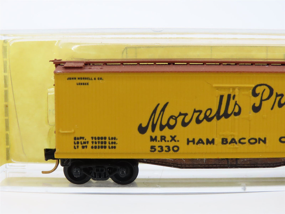 N Scale J &#39;n J Custom 86-04A MRX Morrells Pride Reefer Car #5330