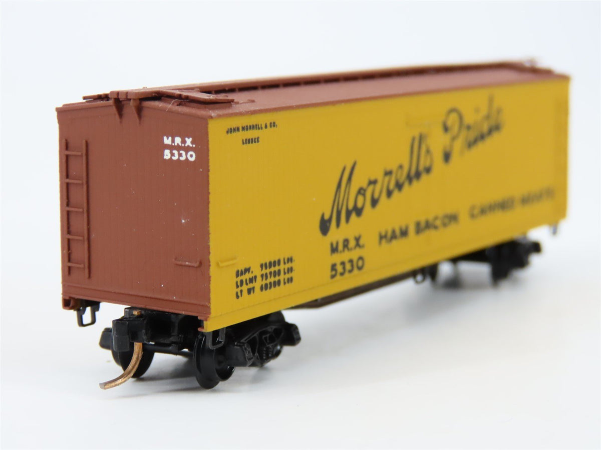 N Scale J &#39;n J Custom 86-04A MRX Morrells Pride Reefer Car #5330