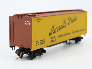 N Scale J 'n J Custom 86-04A MRX Morrells Pride Reefer Car #5330