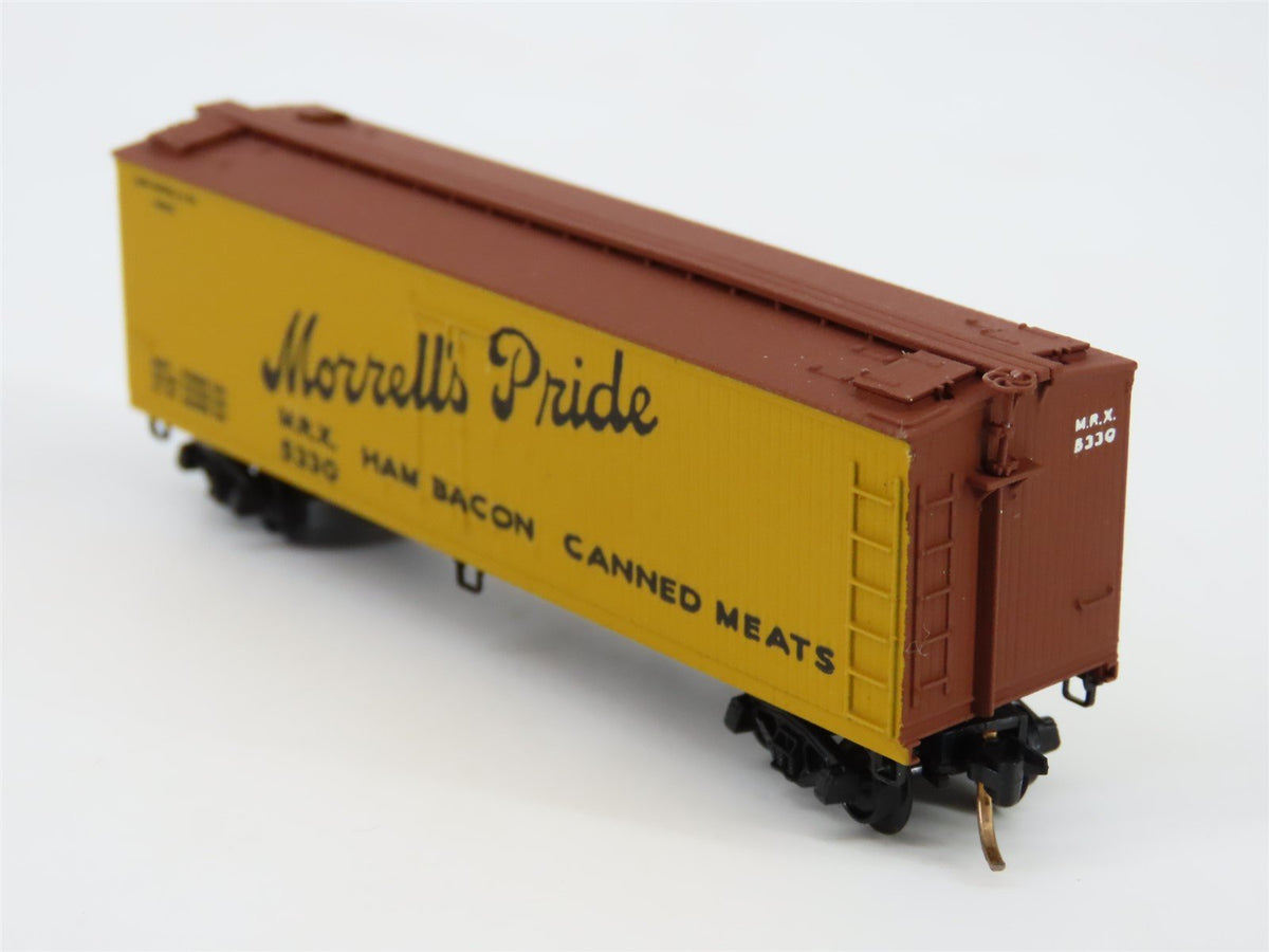 N Scale J &#39;n J Custom 86-04A MRX Morrells Pride Reefer Car #5330