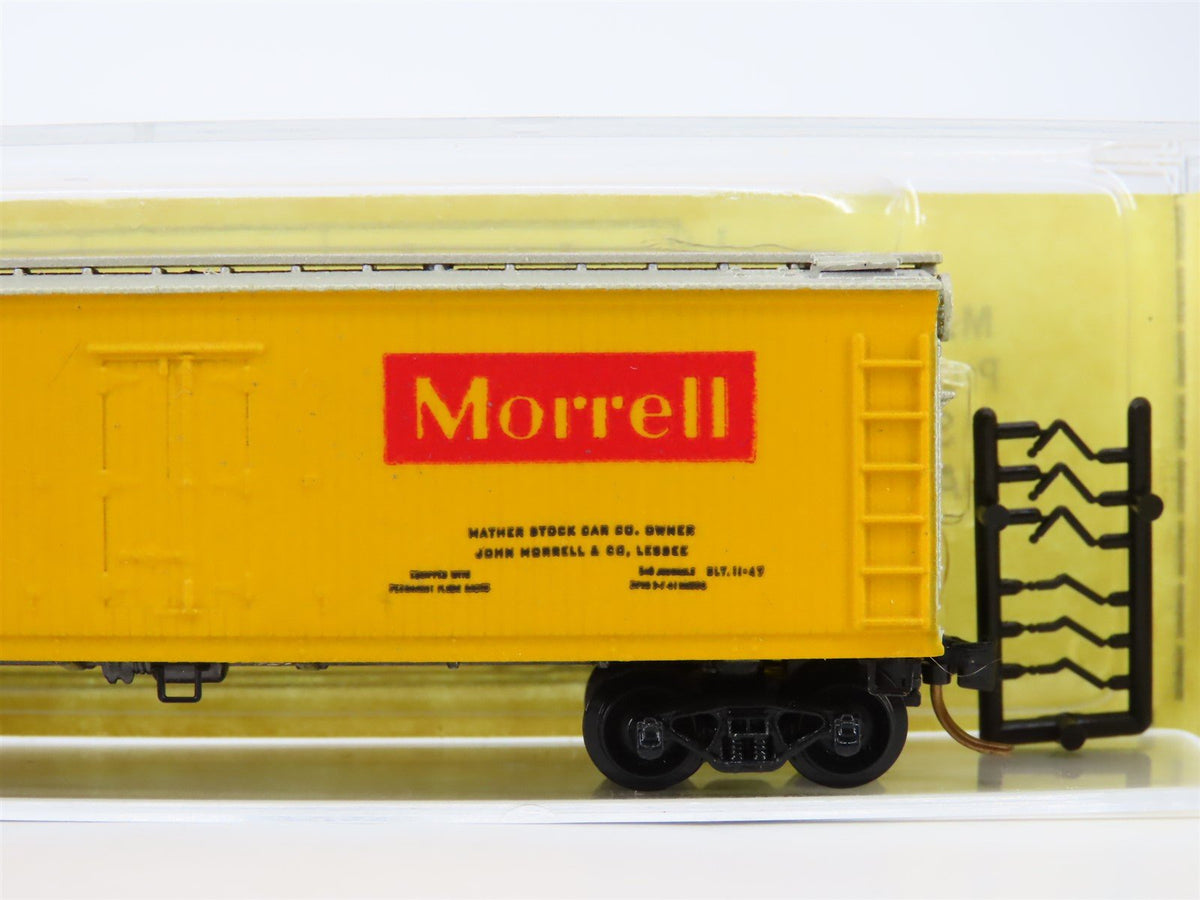 N Scale J &#39;n J Custom 86-04B MORX Morrell Refrigerator Line Reefer Car #9204