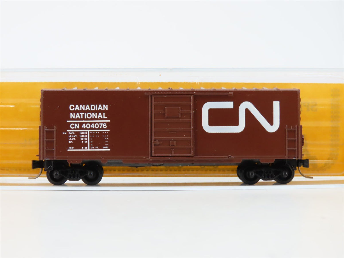 N Scale Aksarben 8905 CN Canadian National 40&#39; Boxcar #404076