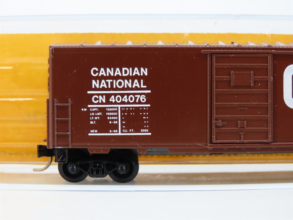 N Scale Aksarben 8905 CN Canadian National 40&#39; Boxcar #404076