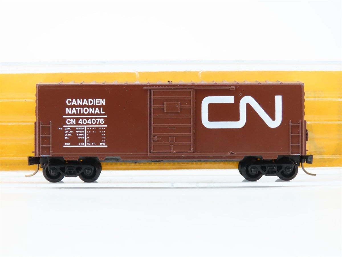 N Scale Aksarben 8905 CN Canadian National 40&#39; Boxcar #404076