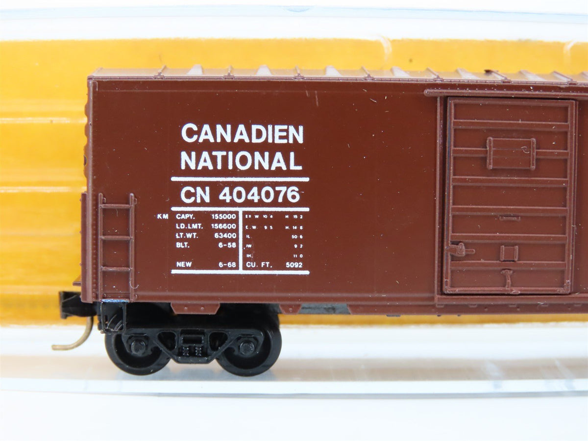 N Scale Aksarben 8905 CN Canadian National 40&#39; Boxcar #404076