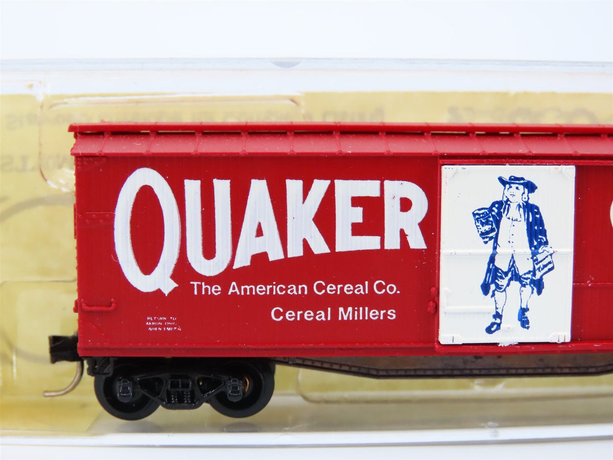 N Scale Aksarben 5003/3 Custom Quaker Oats Woodside Reefer Car #358